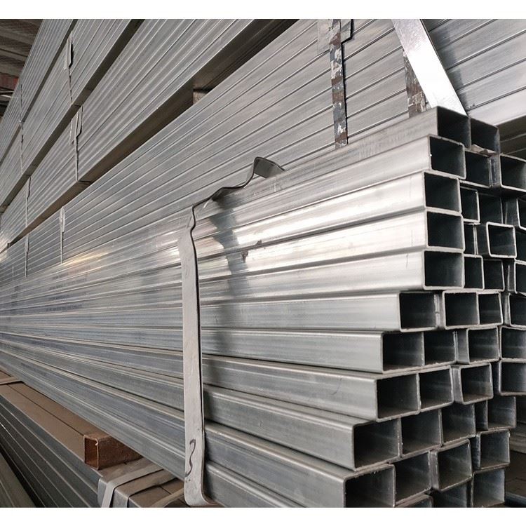 SHS RHS Hot Dipped Galvanized Square Pipe/ Pre Galvanized Square Rectangular Hollow Section Square Steel Pipe And Tube